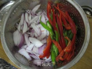 里脊爆炒黄鳝的做法步骤:4