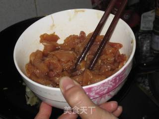 里脊爆炒黄鳝的做法步骤:6