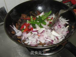 里脊爆炒黄鳝的做法步骤:12