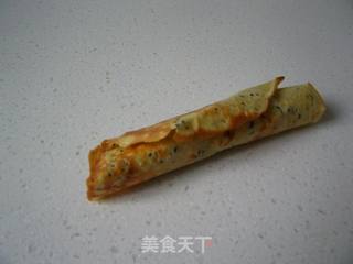 平底锅自制家庭香脆蛋卷的做法步骤：10