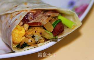 墨西哥南瓜卷饼的做法步骤:9
