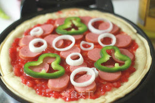 电饼铛也能做美味比萨的做法步骤:8
