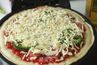 电饼铛也能做美味比萨的做法步骤:9