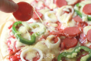 电饼铛也能做美味比萨的做法步骤:12