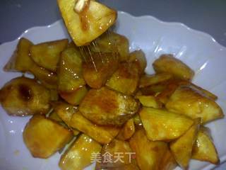 拔丝地瓜的做法步骤:5