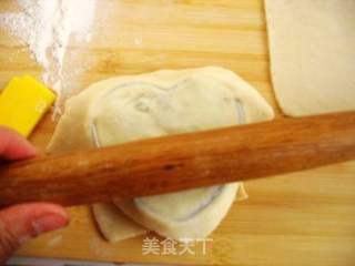心形大肚馅饼的做法步骤:7