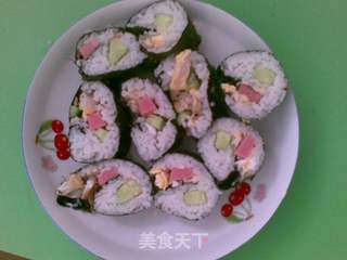 寿司(第一次做)的做法步骤:6