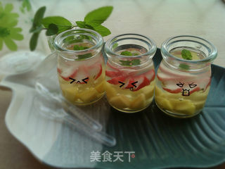 瓶中花水晶果冻的做法步骤:9