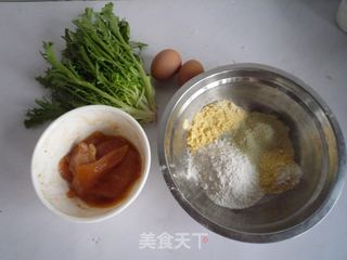 比老北京鸡肉卷更营养——杂粮苦菊鸡肉卷的做法步骤：1