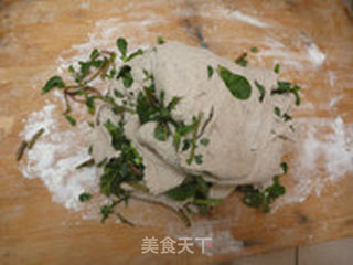 马齿苋团子(馍馍)的做法步骤:9