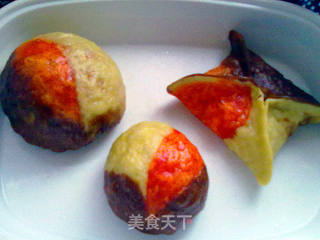 彩色鲸鱼馒头的做法步骤:37