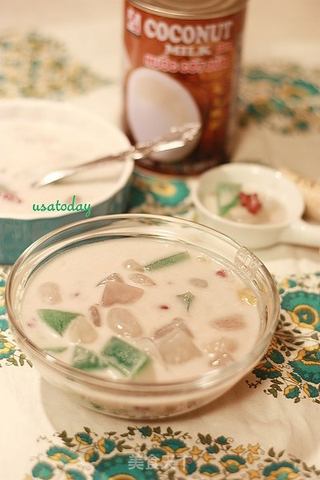 【甜牙齿】啥水果都行-菲律宾椰奶甜品 Halo Halo的做法步骤:5