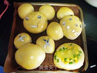 米奇玉米麻糬面包的做法步骤:15