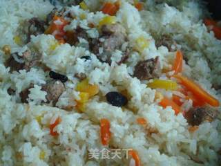 碎肉抓饭——新疆味道的做法步骤:12