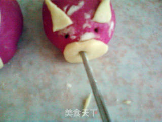 憨态可掬小猪豆沙包的做法步骤:13