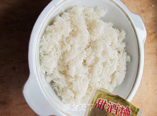 跟着妈妈学做菜—— {米酒酿}的做法步骤:3