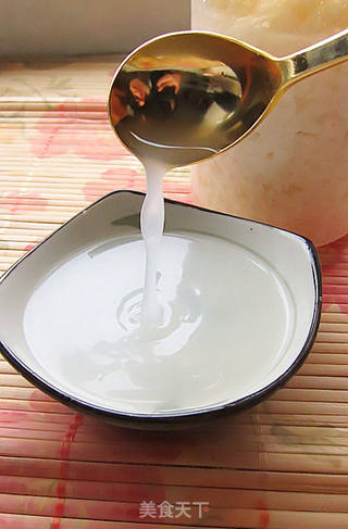 跟着妈妈学做菜—— {米酒酿}的做法步骤:7