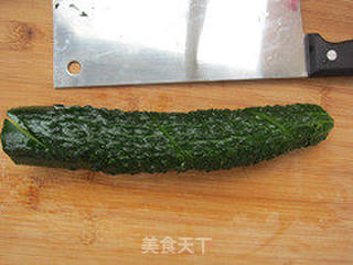 【酸辣爽口零厨艺 夏季开胃小菜】——蓑衣黄瓜的做法步骤:5