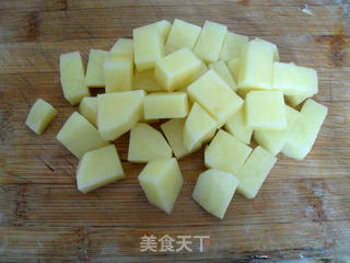 玩转电饭煲——黑椒土豆拌锅巴饭的做法步骤:4