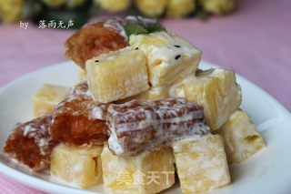 菠萝油条虾的做法步骤:7