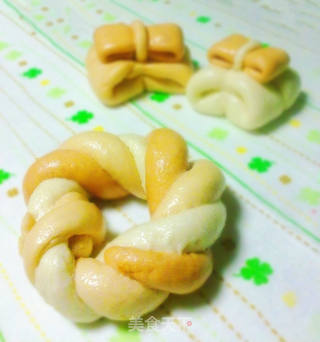 蝴蝶结馒头的做法步骤:13