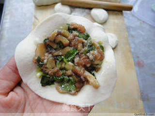 香菇油菜馅饼的做法步骤:18