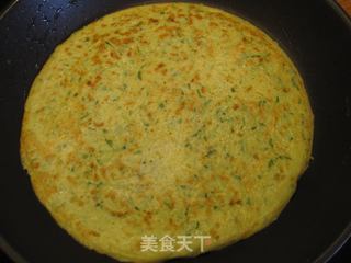 高钙早餐——虾仁黄瓜蛋饼的做法步骤：9