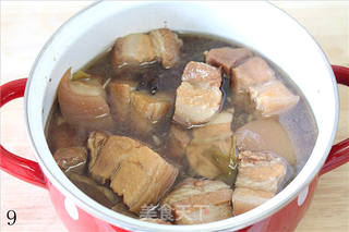 陕西小吃,腊汁肉夹馍的做法步骤:21