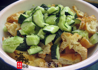 舌尖上的山东- 油条拌黄瓜的做法步骤:4