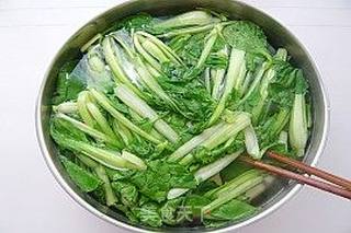 青菜鲜肉大馄饨的做法步骤:2