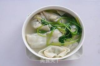 青菜鲜肉大馄饨的做法步骤:9