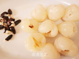 冰奶荔枝虾球的做法步骤:4