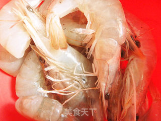 冰奶荔枝虾球的做法步骤:6