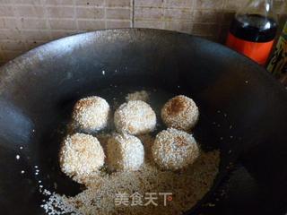 紫薯麻圆的做法步骤：10