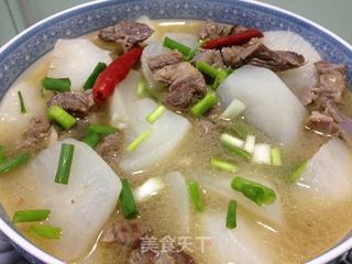 萝卜牛腩汤的做法步骤:7