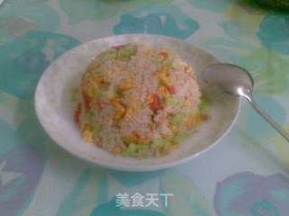 炒米饭的做法步骤:9