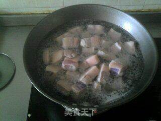 红烧肉炖粉条的做法步骤：3