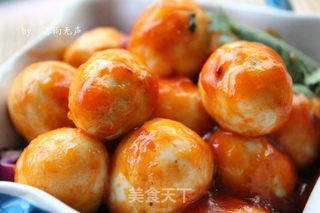 茄汁鹌鹑蛋的做法步骤：10