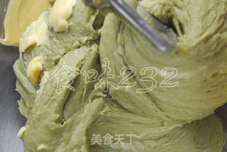 抹茶栗子吐司的做法步骤:3