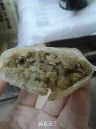 用电饭煲做绿豆饼的做法步骤:13