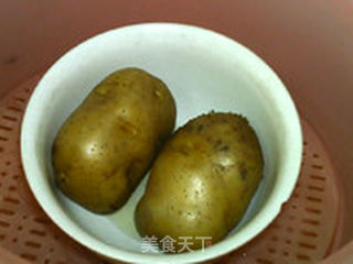 奶香土豆泥的做法步骤:3