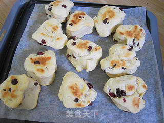 蔓越莓司康的做法步骤:14