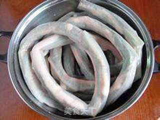 闽南特色吃食-----小肠灌葱的做法步骤:6