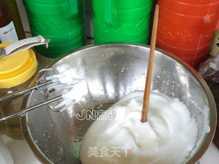波点菠萝蛋糕卷的做法步骤:7
