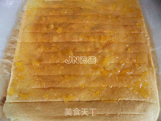 波点菠萝蛋糕卷的做法步骤:20