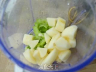 夏日消暑去火饮品---苦瓜苹果饮的做法步骤:5