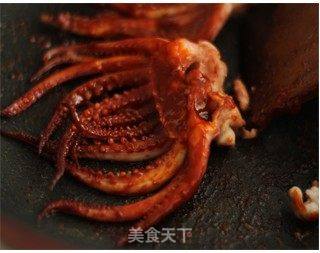 简单2步打造夜市经典小吃——铁板鱿鱼的做法步骤:2