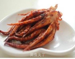 简单2步打造夜市经典小吃——铁板鱿鱼的做法步骤:3