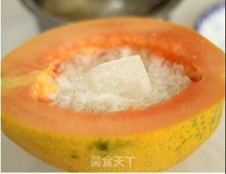 简约不简单,给妈妈的爱——木瓜炖雪蛤的做法步骤:2