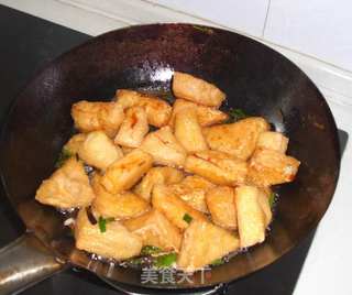 红烧三角油豆腐的做法步骤：5